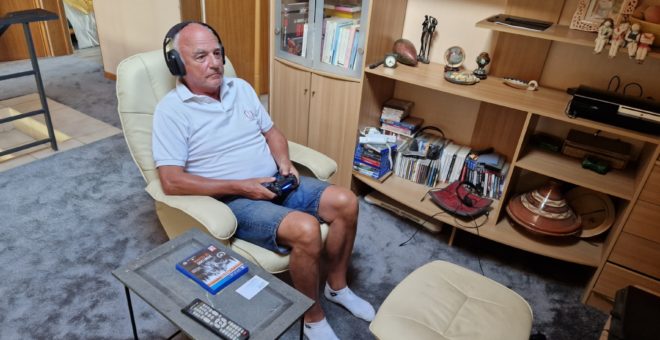 Michel, senior citizen and a gaming pioneer