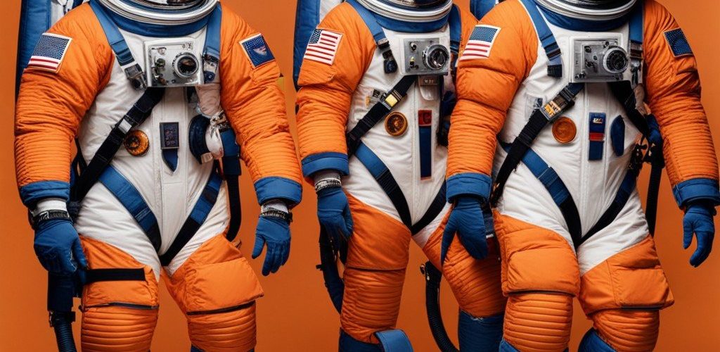 The astronaut wears Prada