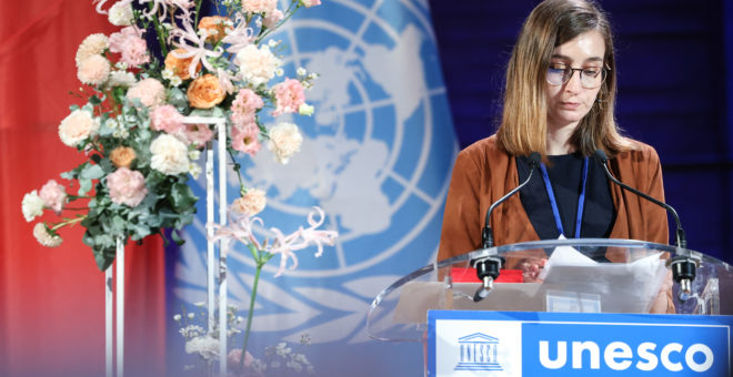 Sarah Descamps, lauréate belge de l’UNESCO : “Il existe des solutions numériques responsables pour protéger notre planète”